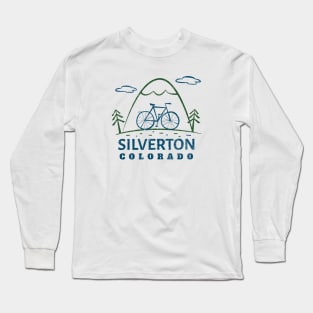 Silverton, Colorado Biking Long Sleeve T-Shirt